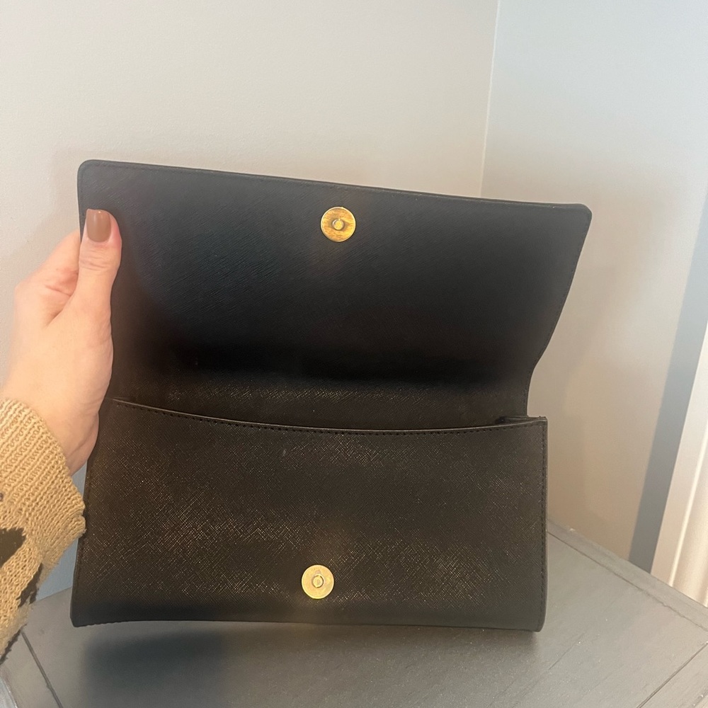 Rebecca Minkoff black studded clutch - Picture 10 of 12